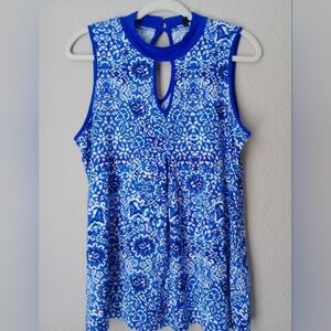 Cable & Gauge Women's Top With Geometric Prints Size XL